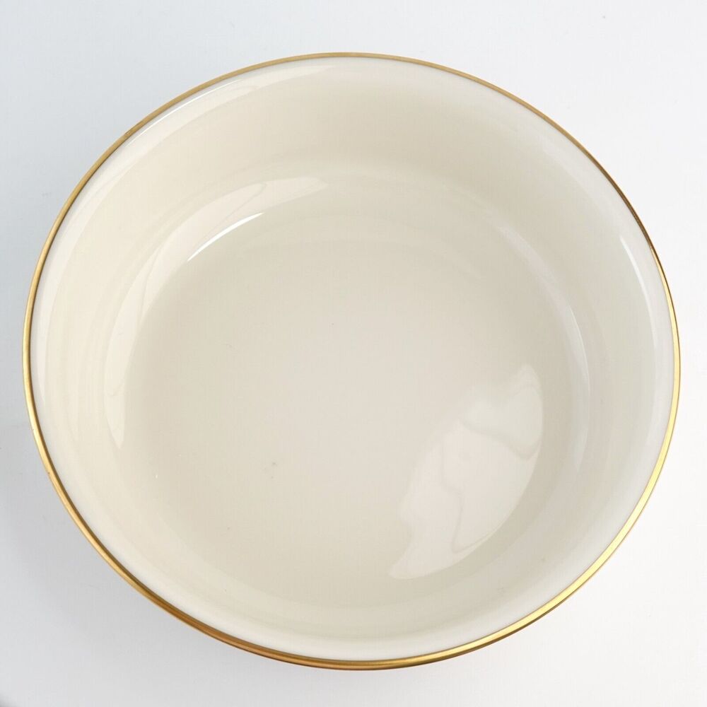 Eternal by Lenox USA Fruit Dessert Sauce Bowl GOLD TRIM - Picture 3 of 11